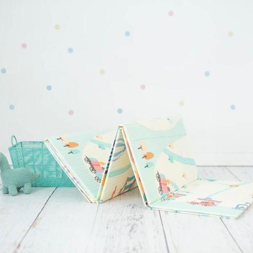Alfombra de juegos plegable y reversible Olmitos Circus Fish [1]