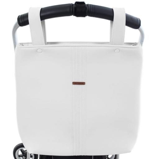 Bolso talega polipiel Uzturre Blanco