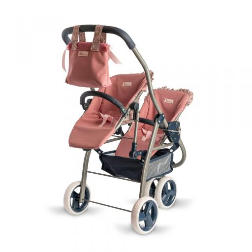 Coche muñecas gemelar Martina ref.3712015