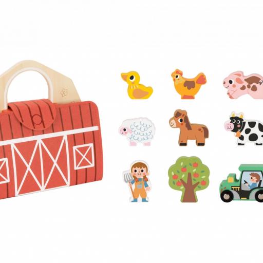 Juego madera granja  Farm Play set ref.tp518 [2]