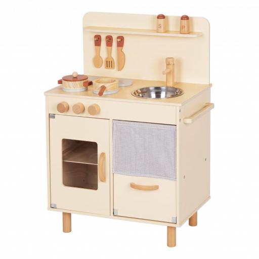 Cocina madera beige con accesorios ref.Tj548