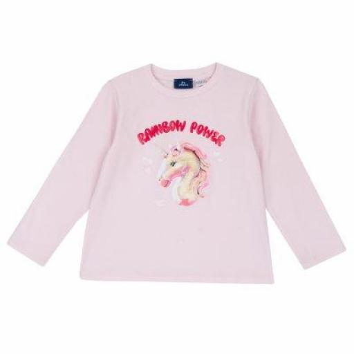 Camiseta unicornio rosa Chicco ref.100740