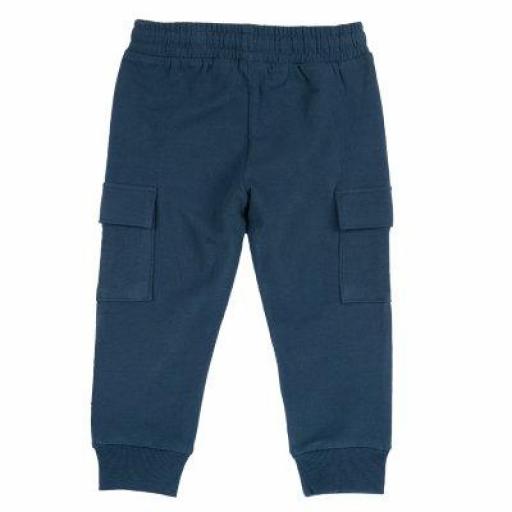 Pantalón cargo algodón Chicco azul  ref.101006 [1]