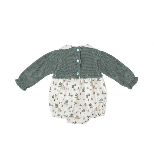 Pelele y capota cuello bebé Fiordo Babidu ref.30801 [1]