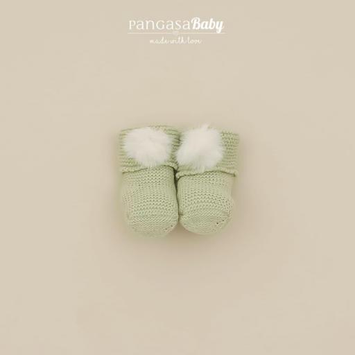 Botitas patuco Pangasa verde hoja ref.1411540