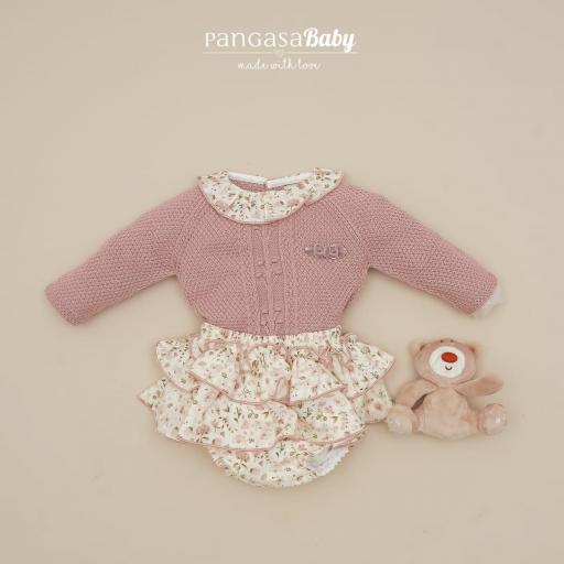 Conjunto braguita Pangasa rosa vintage ref.1531270
