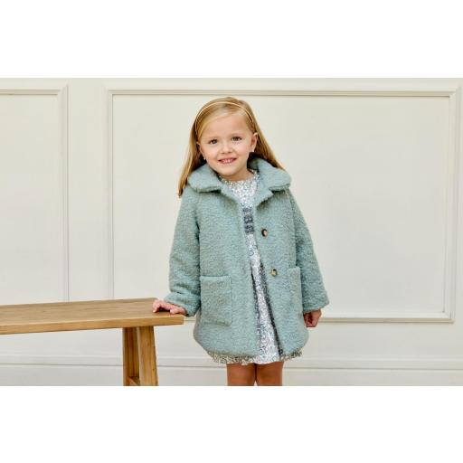 Abrigo niña Martín Aranda York verde claro ref.20280