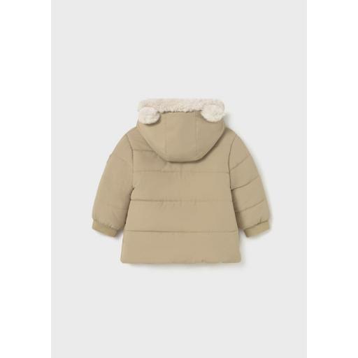 Abrigo chaquetón pelo Mayoral color beige ref.2424 [2]