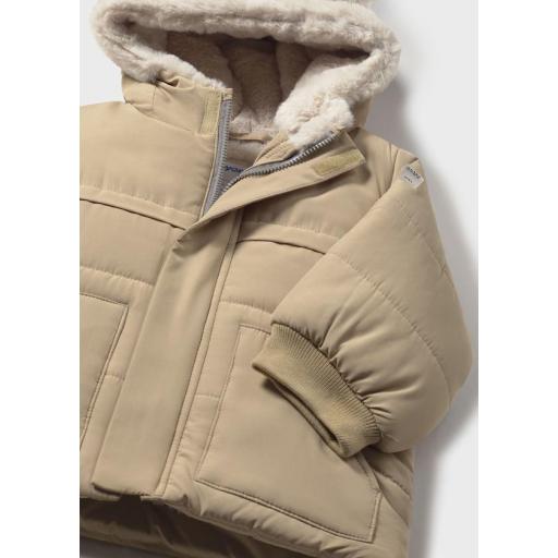 Abrigo chaquetón pelo Mayoral color beige ref.2424 [1]