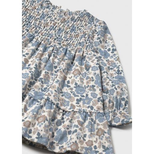 Vestido terciopelo Mayoral Blue bell ref.2909 [1]