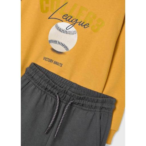 Chandal niño 2 piezas béisbol Mayoral mostaza ref.4801 [1]