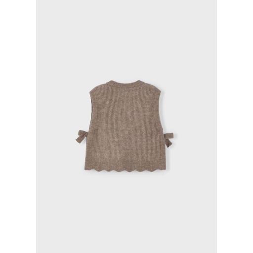  Chaleco tricot lazos Mayoral color topo ref.4314 [3]