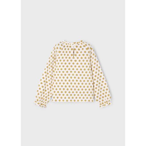 Camiseta punto bambula Mayoral color Mac mostaza ref.4003 [2]