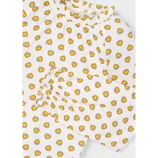 Camiseta punto bambula Mayoral color Mac mostaza ref.4003 [1]