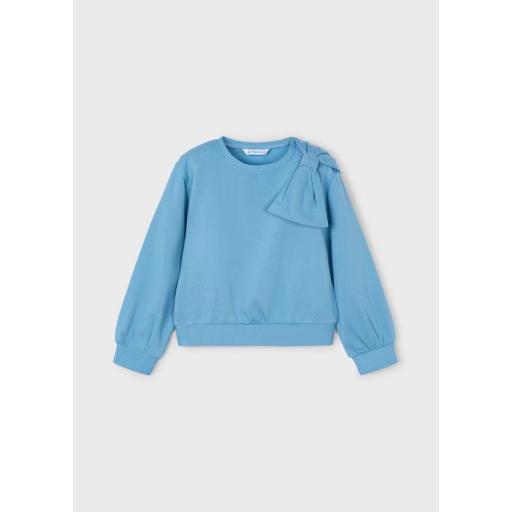Sudadera lazo niña Mayoral océano ref.4434