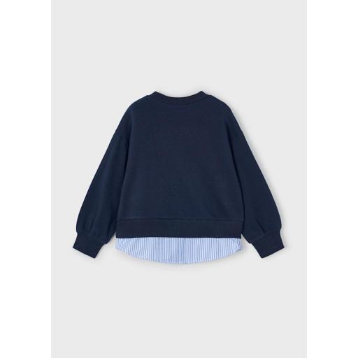 Sudadera combinada niña Mayoral  marino ref.4435 [2]