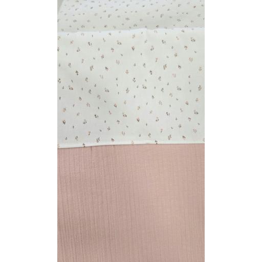 Saco interior capazo Florecitas rosa D´peques ref.503 [1]