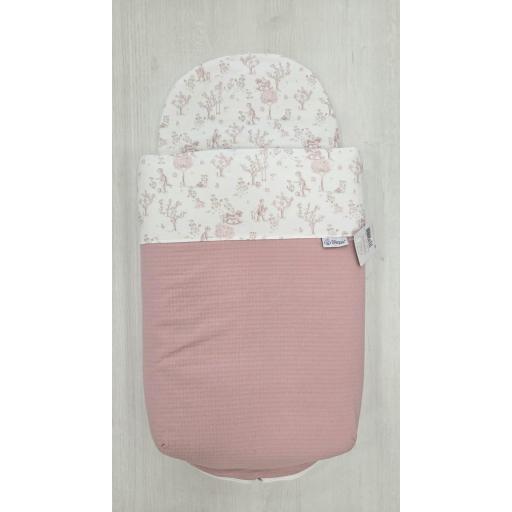 Saco interior capazo Vintage rosa D´peques  [0]