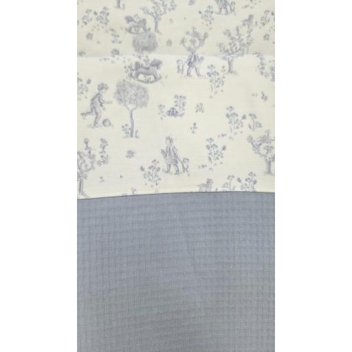 Saco interior capazo Vintage azul D´peques  [1]