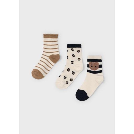 Pack 3 pares calcetines camel/negro Mayoral ref.10056 [0]