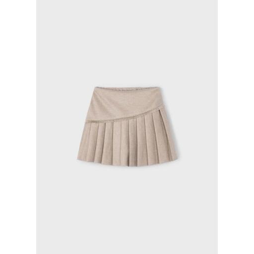 Falda pantalón plisada Mayoral color topo ref.4909 [0]