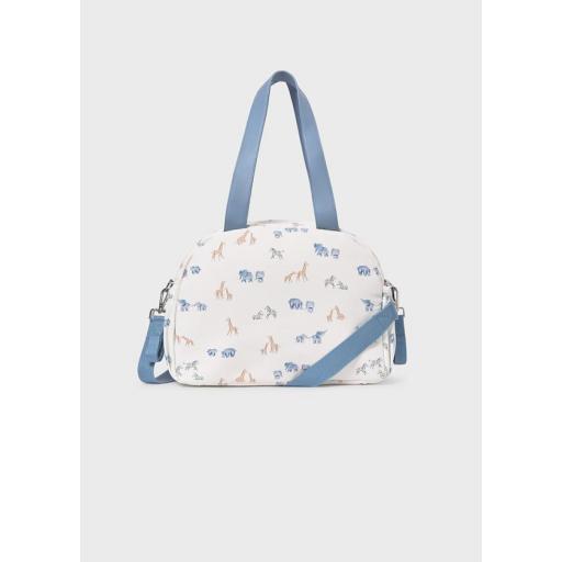 Bolso maternidad Mayoral animales azul ref.19968 [2]
