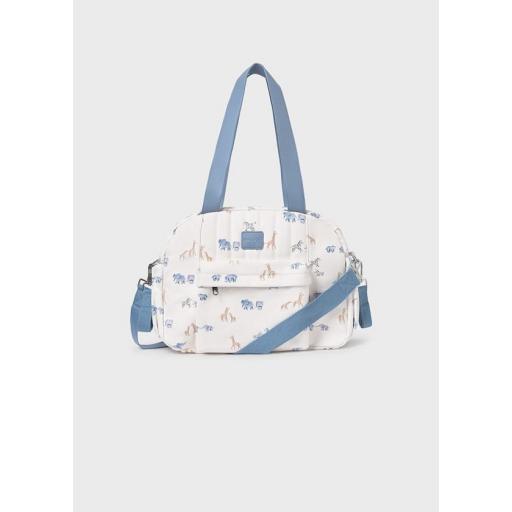 Bolso maternidad Mayoral animales azul ref.19968 [0]