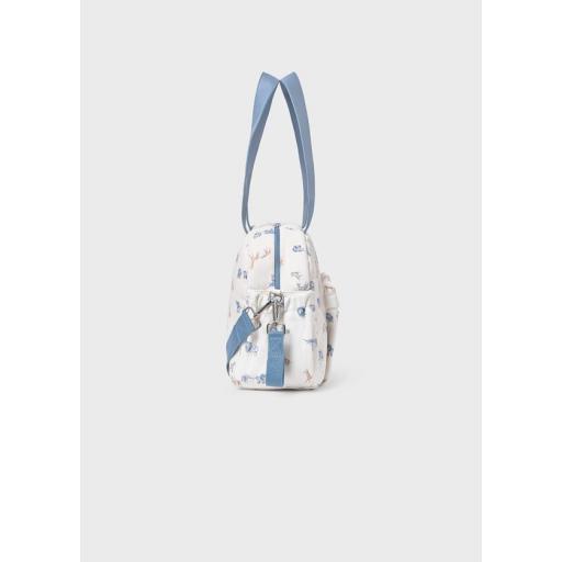 Bolso maternidad Mayoral animales azul ref.19968 [1]