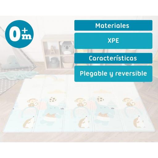 Alfombra plegable reversible globos 150x200cm  [1]