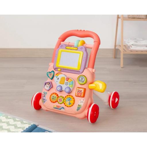 Correpasillos andador actividades rosa Kiokids  [3]