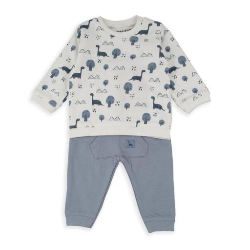 Conjunto Babybol azul nube ref.250409