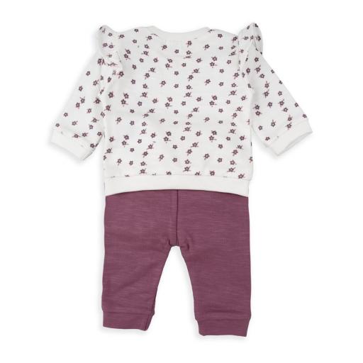 Conjunto bebé flores 100% algodón ref.250804 [1]