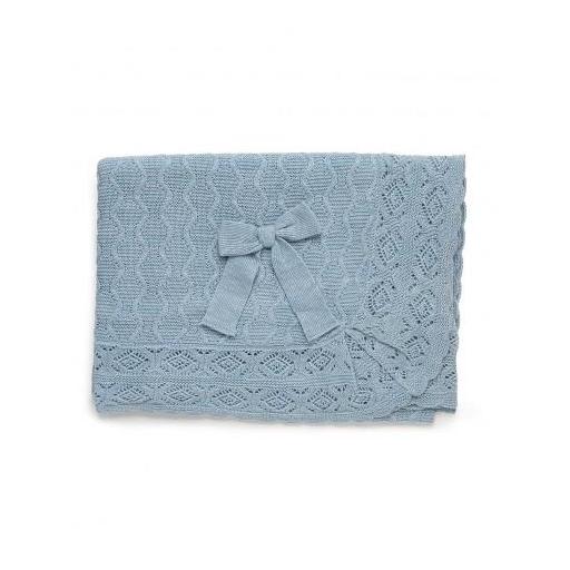 Toquilla Chal lana Juliana Aranes azul ref.25517 [0]