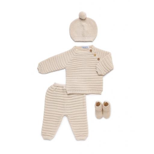 Conjunto 4p Juliana crema ref.25550 [1]