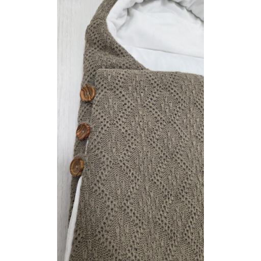 Saco lana capazo topo con pelito interior ref.322-Z [1]
