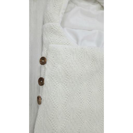Saco lana capazo marfil con pelito interior ref.322-Z [1]
