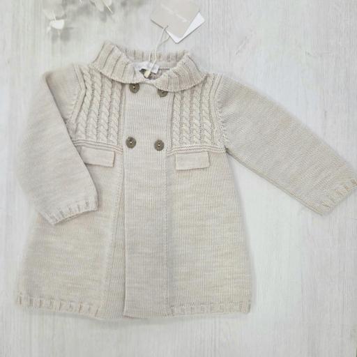 Abrigo punto unisex Martín Aranda arena ref.10278 [0]