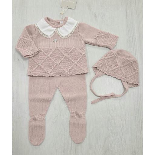 Conjunto primera puesta Martín Aranda rosa empolvado York ref.11280 [0]