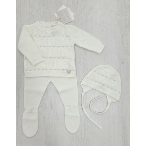 Conjunto polaina unisex Cambridge marfil Martín Aranda ref.10284 [0]