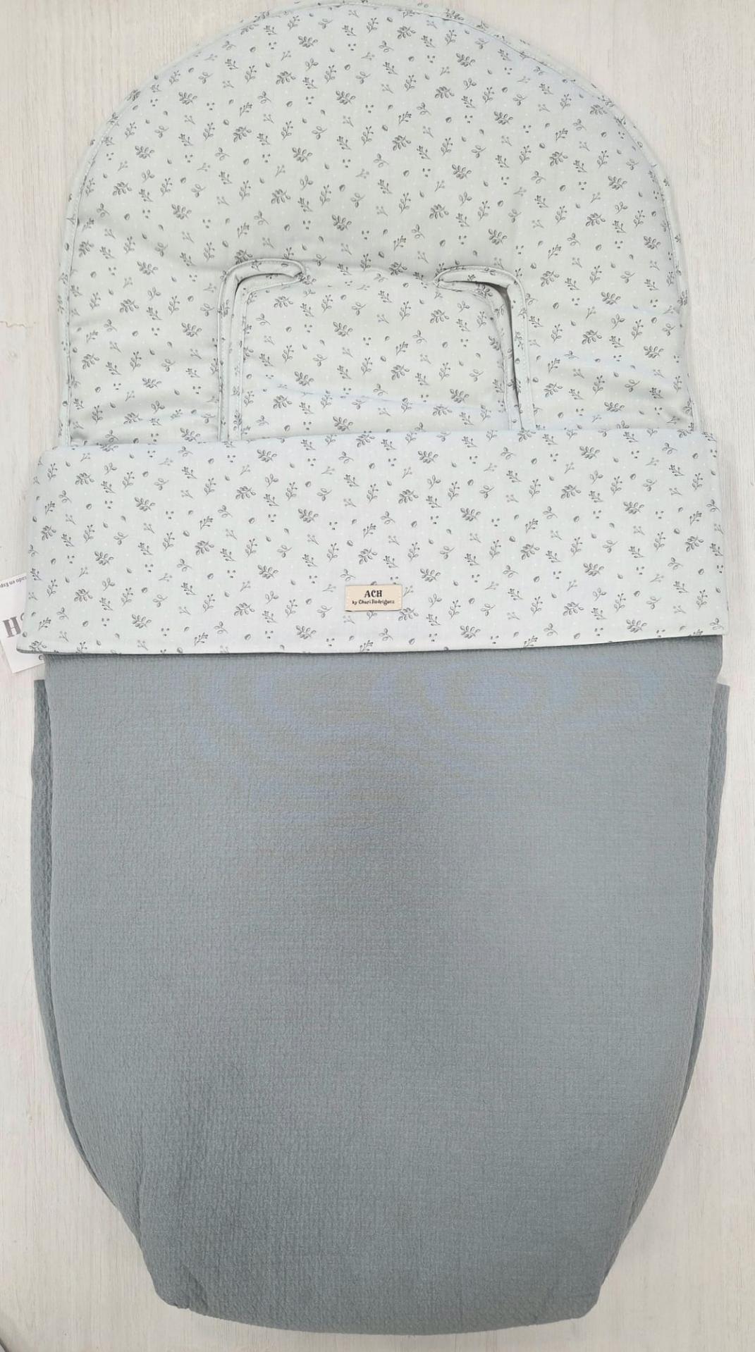 Saco silla Universal Artesanía Chari Leaves menta ref.527