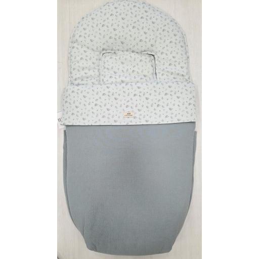 Saco silla Universal Artesanía Chari Leaves menta ref.527