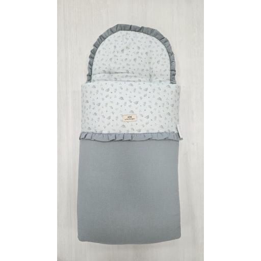 Saco capazo universal Artesanía Leaves menta ref.527