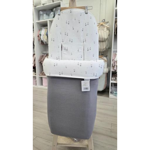 Saco silla universal D´peques Ocas gris  [0]