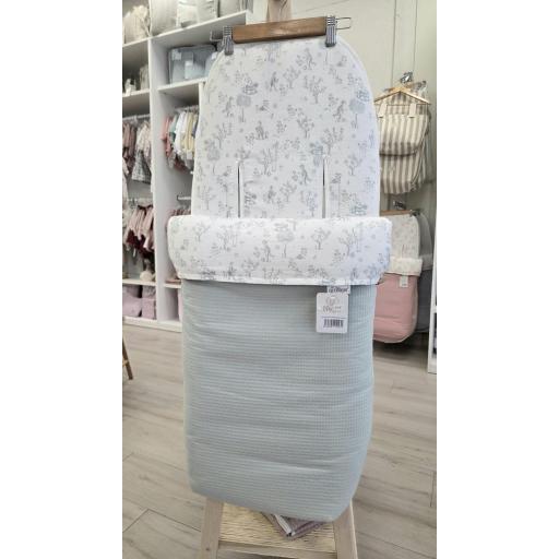 Saco silla universal D´peques Vintage verde