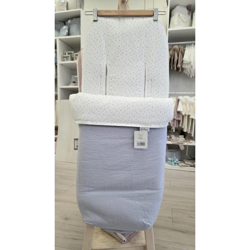 Saco silla universal D´peques florecitas azul [0]