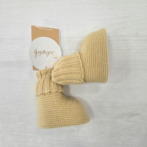 Patucos lana Mostaza Babydif ref.7851146 [0]