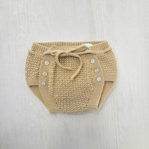 Braguita cubrepañal lana Babydif Mostaza ref.7851381