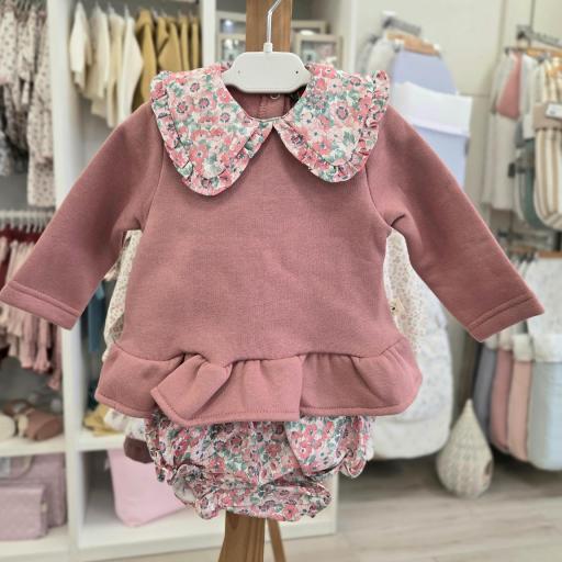 Conjunto cubrepañal Kiz Rosa Toscana   [0]