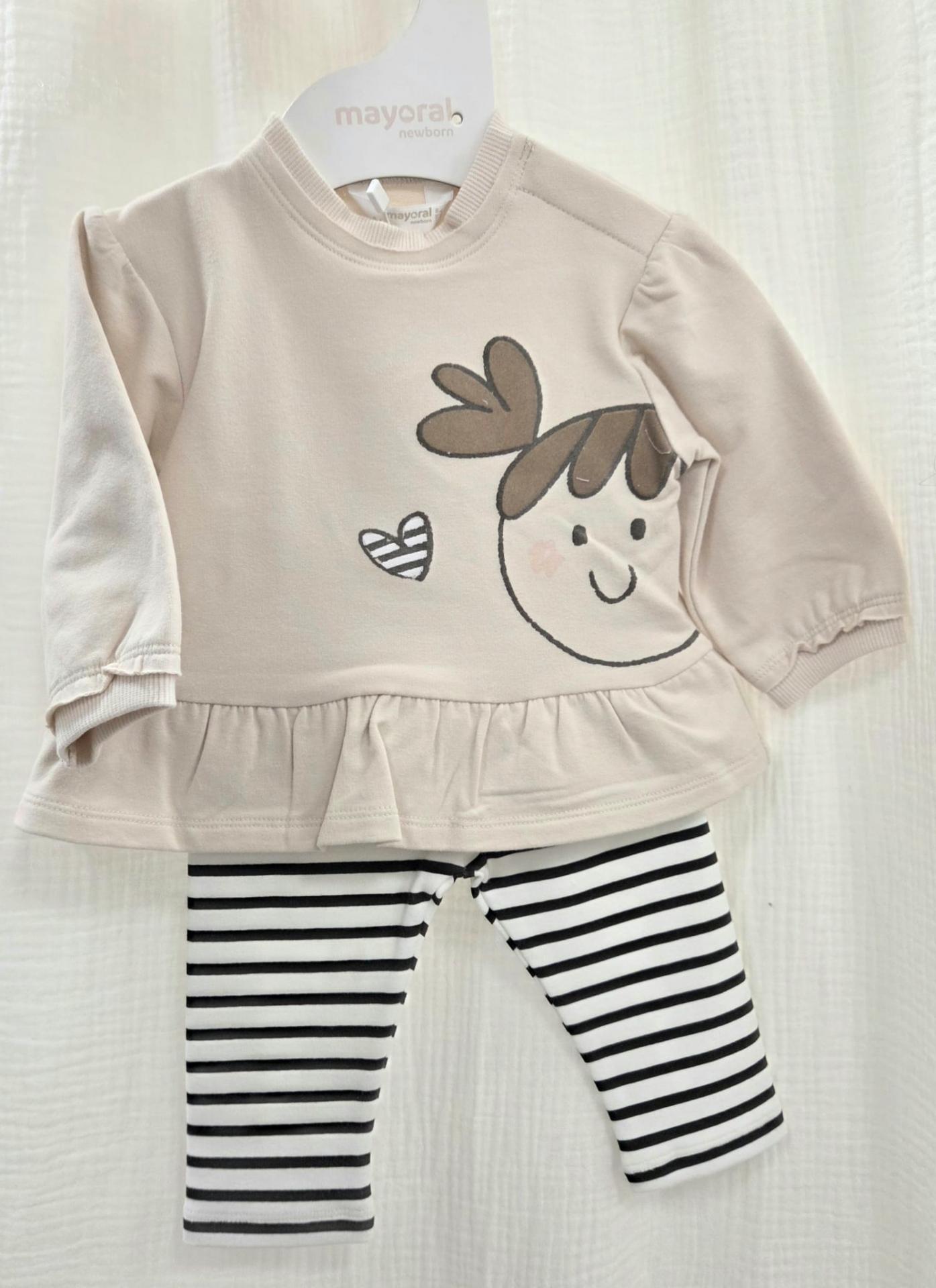 Conjunto Mayoral niña beig