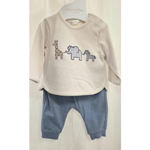 Conjunto Mayoral animales azul [0]
